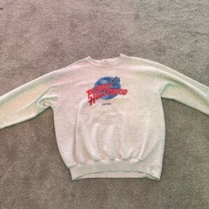 Gray Crewneck Sweater with Classic Design